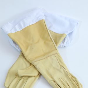 Guantes caña alta de carnaza